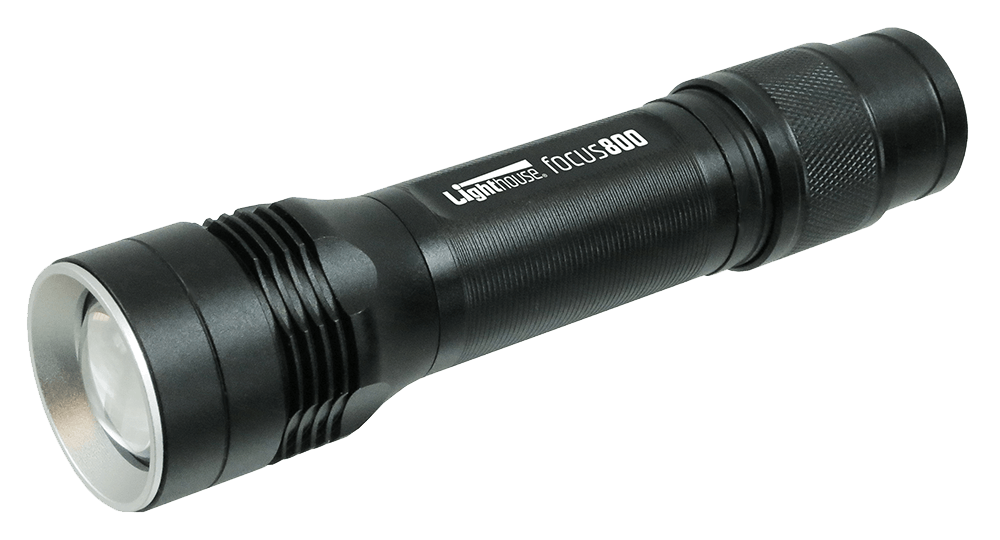 Lighthouse elite Focus800 LED Torch - Rechargeable USB Powerbank