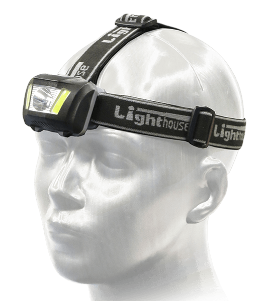 Lighthouse elite LED Multifunction Headlight - 3xAAA