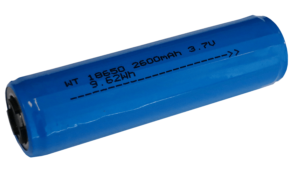 Rechargeable 18650 Li-ion Battery 3.7V 2600mAh for L/HEFOC800