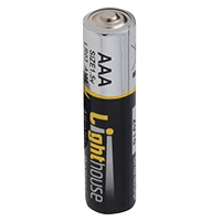Lighthouse AAA 1.5V Alkaline Batteries - Pack of 4 1