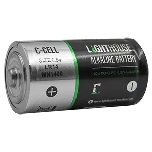 Lighthouse C 1.5V Alkaline Batteries - Pack of 2