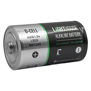 Lighthouse D 1.5V Alkaline Batteries - Pack of 2