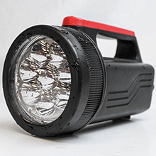Lighthouse High-Power 8 LED Spotlight - 6V Battery 1
